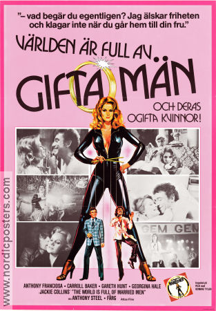 Världen är full av gifta män 1979 poster Anthony Franciosa Carroll Baker Sherrie Lee Cronn Robert Young Disco