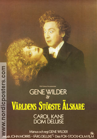 The World´s Greatest Lover 1977 movie poster Carol Kane Dom DeLuise Gene Wilder