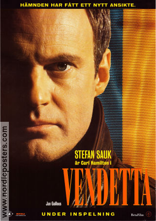 Vendetta 1995 poster Stefan Sauk Erland Josephson Marika Lagercrantz Mikael Håfström Text: Jan Guillo