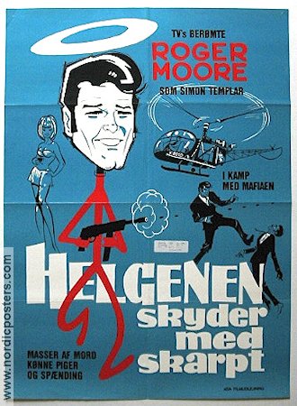 Vendetta for the Saint 1968 movie poster Roger Moore Find more: The Saint From TV