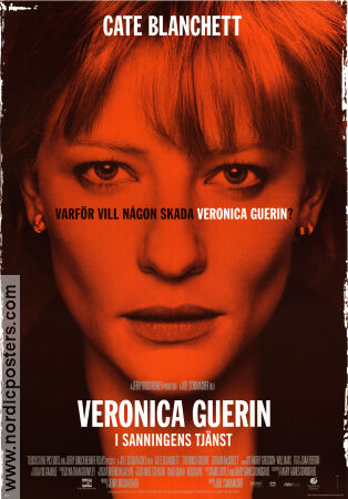 Veronica Guerin 2003 poster Cate Blanchett Colin Farrell Brenda Fricker Joel Schumacher