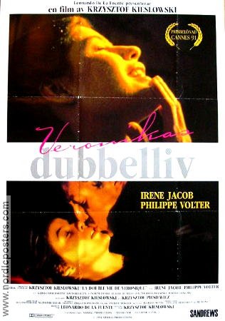 La double vie de Véronique 1991 movie poster Irene Jacob Krzysztof Kieslowski Country: Poland