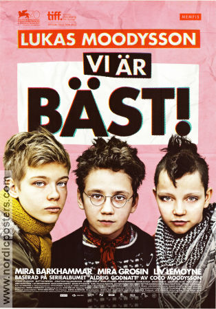 Vi är bäst 2013 movie poster Mira Barkhammar Mira Grosin Liv LeMoyne Lukas Moodysson