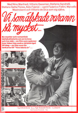 C´eravamo tanto amati 1978 movie poster Nino Manfredi Ettore Scola