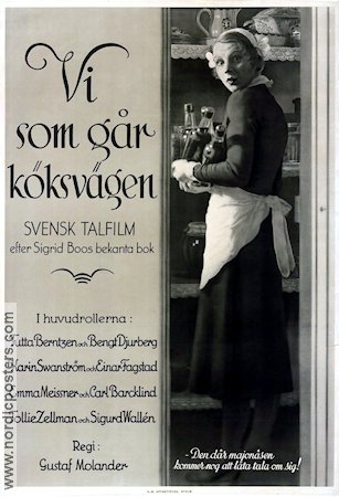 Vi som går köksvägen 1932 movie poster Tutta Rolf Tutta Berntzen Karin Swanström