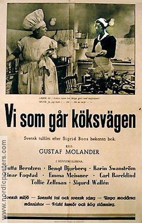 Vi som går köksvägen 1932 movie poster Tutta Rolf Tutta Berntzen Karin Swanström
