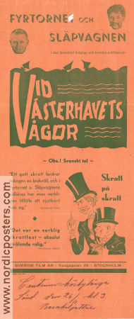 Vester vov vov 1927 movie poster Fyrtornet och Släpvagnen Fy og Bi Lau Lauritzen Ships and navy Denmark