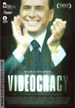 Videocracy 2009 poster Silvio Berlusconi Flavio Briatore Fabio Calvi Erik Gandini Dokumentärer Politik