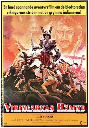 Vikingarnas hämnd 1978 poster Lee Majors Cornel Wilde Charles B Pierce Hitta mer: Vikings