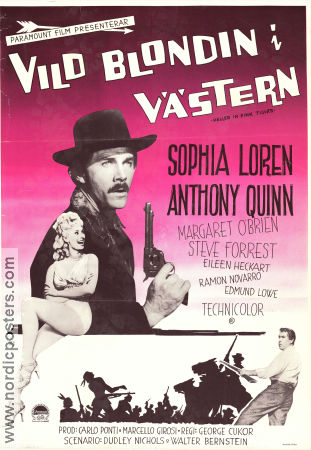 Heller in Pink Tights 1960 movie poster Sophia Loren Anthony Quinn Margaret O´Brien George Cukor