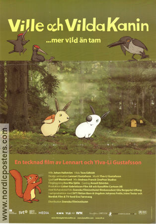 Ville och Vilda kanin 2006 poster Lennart Gustafsson Animerat