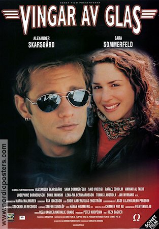 Wings of Glass 2000 movie poster Alexander Skarsgård Sara Sommerfeld Reza Bagher Glasses