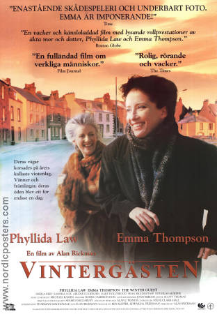 The Winter Guest 1997 poster Emma Thompson Alan Rickman
