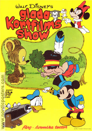 Silly Symphonie Shorts Programme 1972 movie poster Mickey Mouse Donald Duck Hiawatha Find more: Festival Animation