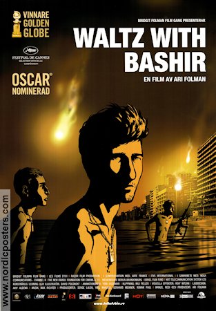 Waltz with Bashir 2008 movie poster Ron Ben-Yishai Ari Folman Country: Israel Animation