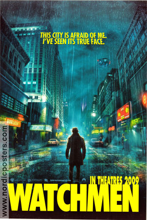 Watchmen 2009 movie poster Jackie Earle Haley Malin Akerman Billy Crudup Zack Snyder From comics Find more: DC Comics