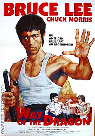 Way of the Dragon poster 1972 Bruce Lee original