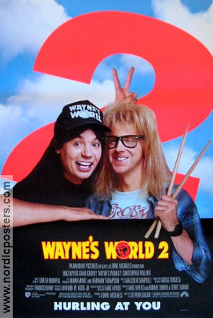 Wayne´s World 2 1993 poster Mike Myers Dana Carvey Christopher Walken Stephen Surjik