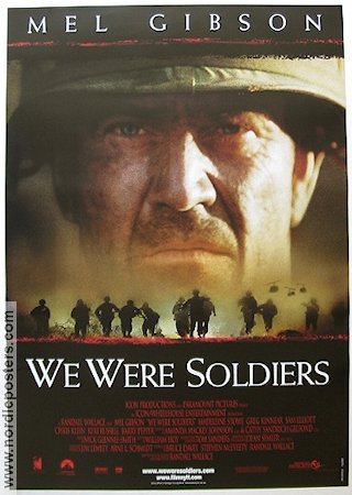 We Were Soldiers 2001 movie poster Mel Gibson War