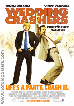 Wedding Crashers 2005 movie poster Owen Wilson Vince Vaughn Rachel McAdams David Dobkin