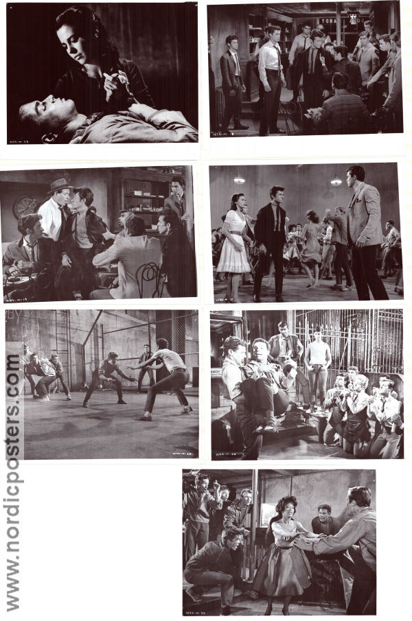 West Side Story 1961 photos Natalie Wood George Chakiris Rita Moreno Jerome Robbins Music: Leonard Bernstein Gangs Musicals