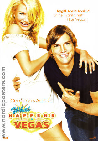 What Happens in Vegas 2008 poster Cameron Diaz Ashton Kutcher Rob Corddry Tom Vaughan Romantik