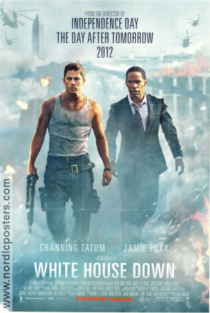 White House Down 2013 movie poster Channing Tatum Jamie Foxx Maggie Gyllenhaal Roland Emmerich