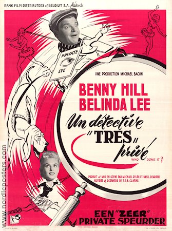 Who Done It 1956 movie poster Benny Hill