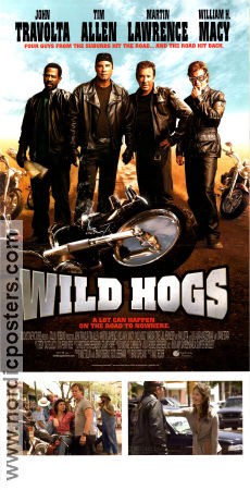 Wild Hogs 2007 movie poster Tim Allen Martin Lawrence John Travolta William H Macy Walt Becker Motorcycles