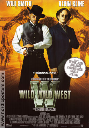 Wild Wild West 1999 movie poster Will Smith Kevin Kline Kenneth Branagh Salma Hayek Barry Sonnenfeld