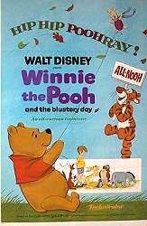 Winnie the Pooh and the Blustery Day 1969 movie poster Winnie the Pooh