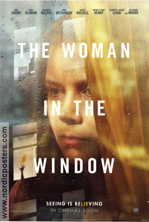 The Woman in the Window 2021 poster Amy Adams Gary Oldman Anthony Mackie Joe Wright