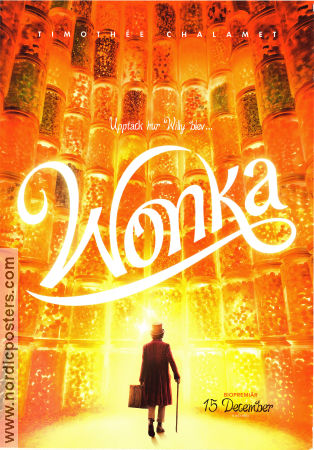 Wonka 2023 movie poster Timothée Chalamet Gustave Die Murray McArthur Paul King Musicals