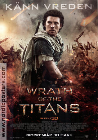 Wrath of the Titans 2012 movie poster Sam Worthington Liam Neeson Jonathan Liebesman