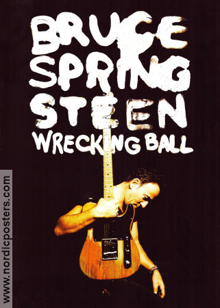 Wrecking Ball CD 2012 affisch Bruce Springsteen Rock och pop