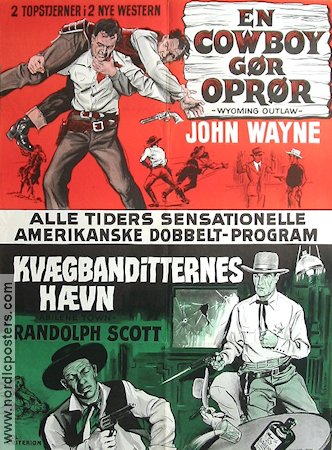 Wyoming Outlaw 1939 movie poster John Wayne