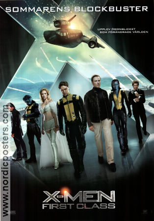 X-Men First Class 2011 poster James McAvoy Michael Fassbender Jennifer Lawrence Matthew Vaughn Hitta mer: Marvel