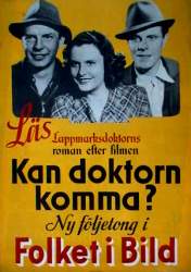 Folket i Bild Ny Följetong 1943 poster 