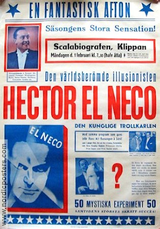 Hector El Neco 1942 poster Find more: Illusionist