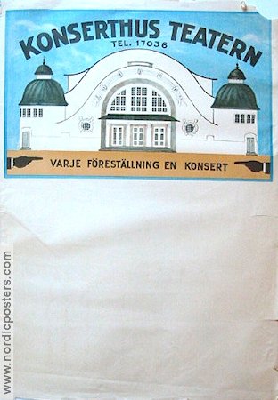 Konserthusteatern 1935 poster Find more: Konsterhuset