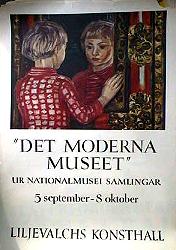 Liljevalchs konsthall Det moderna museet 1950 poster Find more: Liljevalchs