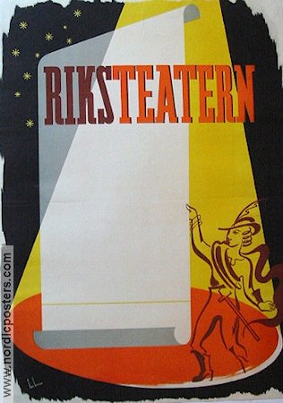 Riksteatern 1940 poster Find more: Riksteatern