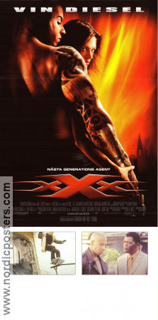 XXX 2002 movie poster Vin Diesel Asia Argento Marton Csokas Rob Cohen