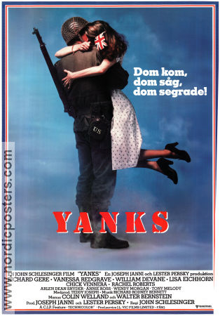 Yanks 1980 poster Richard Gere John Schlesinger