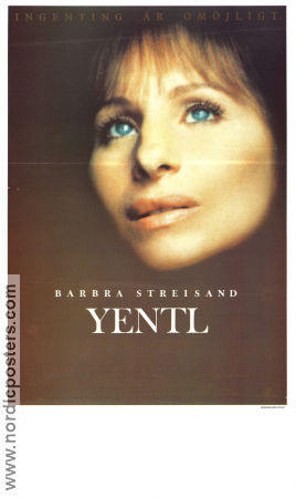 Yentl 1983 poster Amy Irving Mandy Patinkin Barbra Streisand Religion Musikaler