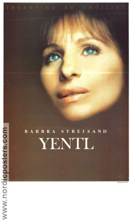 Yentl 1983 movie poster Amy Irving Mandy Patinkin Barbra Streisand Religion Musicals