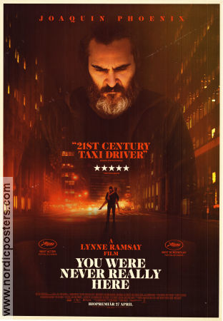 You Were Never Really Here 2017 movie poster Joaquin Phoenix Dante Pereira-Olson Larry Canady Lynne Ramsay