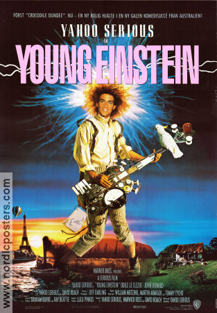 Young Einstein 1988 movie poster Odile Le Clezio John Howard Yahoo Serious Instruments Country: Australia