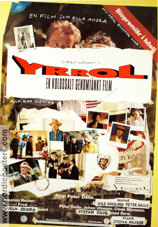 Yrrol 1994 movie poster Johan Ulveson Ulla Skoog Suzanne Reuter Claes Månsson Stefan Sauk Peter Dalle From TV