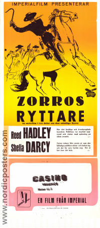 Zorro´s Fighting Legion 1939 movie poster Reed Hadley Sheila Darcy William Corson John English